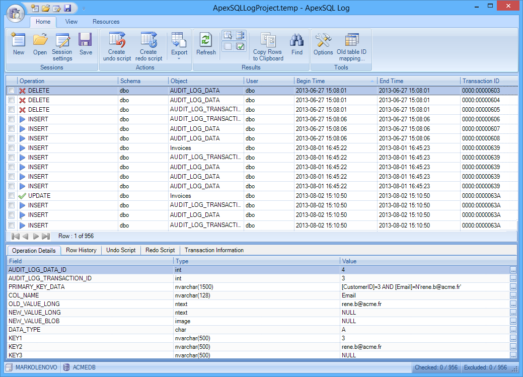 Read a SQL Server transaction log