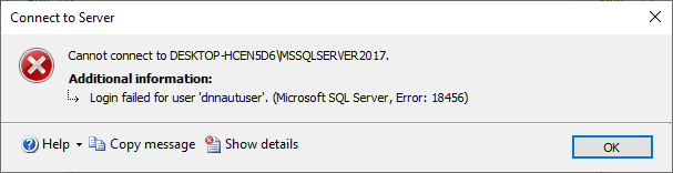 Login failed for user message when generated SQL login script is run on the destination SQL Server instance in case of SQL-authenticated SQL login