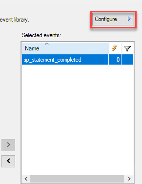 Configure auditing events