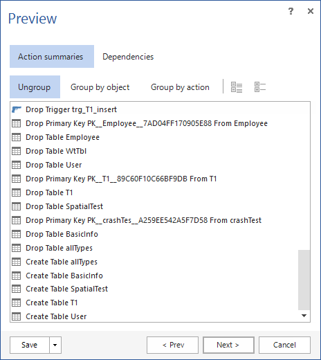 How can I create a SQL build script from my version control repository?