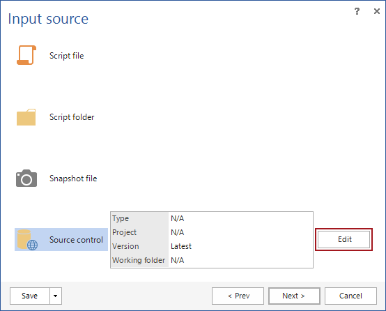 How can I create a SQL build script from my version control repository?