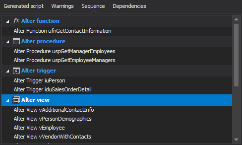 ApexSQL Refactor gives you exact steps of the process of applying refactoring method