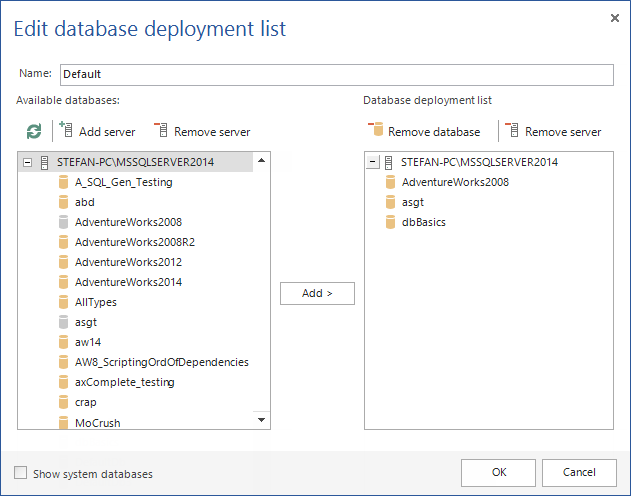 Adding multiple SQL Server instances