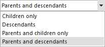 Dependency type option