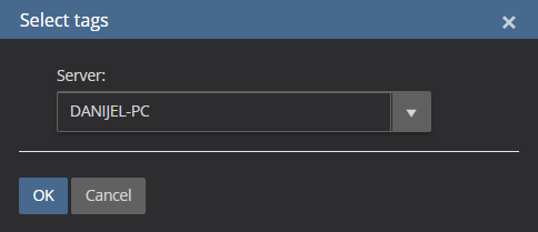 Select tags
