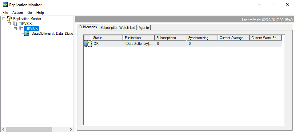 How to monitor SQL Server replication agent status