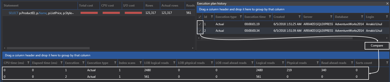 sql query joins optimize tuning statistics server performance hash join let does