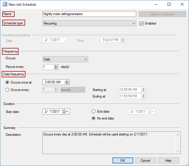 How to automate SQL Server defragmentation using policies