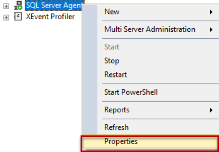 Configure SQL Agent to use DB Mail SSMS