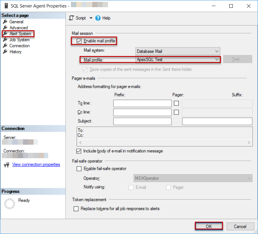 Configure SQL Agent to use DB Mail_Alert System