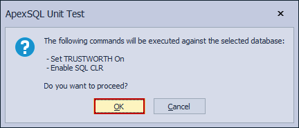 Altering the database settings during the tSQLt framework installation process