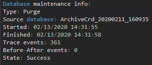 Tamper proof auditing data deletion