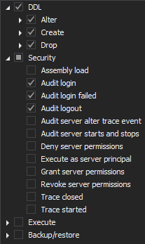 SQL Server auditing configuration for GDPR compliance