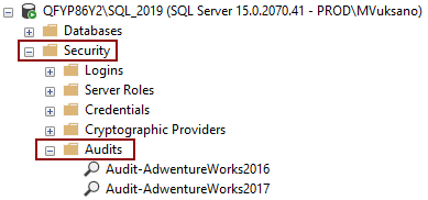 SQL Audits